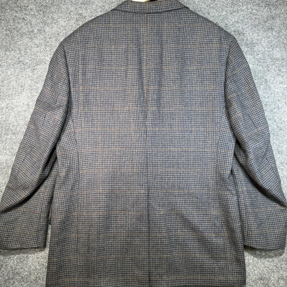 Jos. A. Bank Executive Collection Blazer Mens 44R Blue Lambswool‎ Herringbone